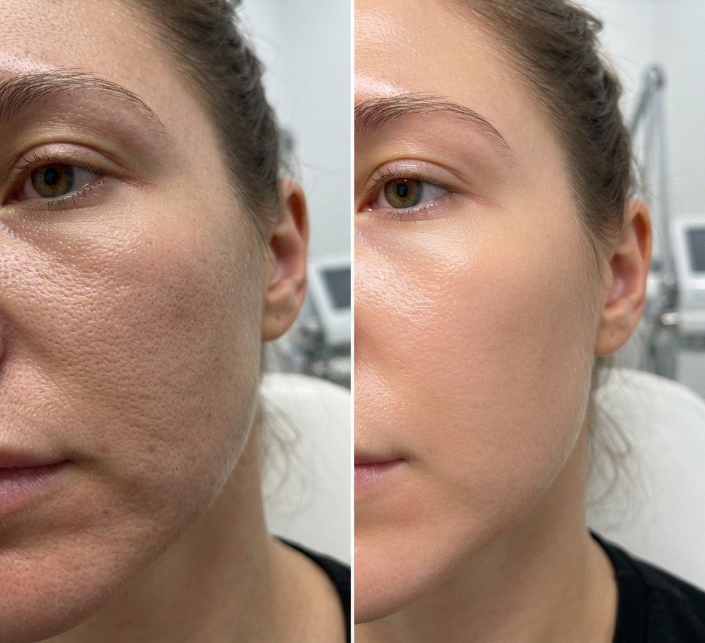 Microdermabrasion (MDA) — before and after result