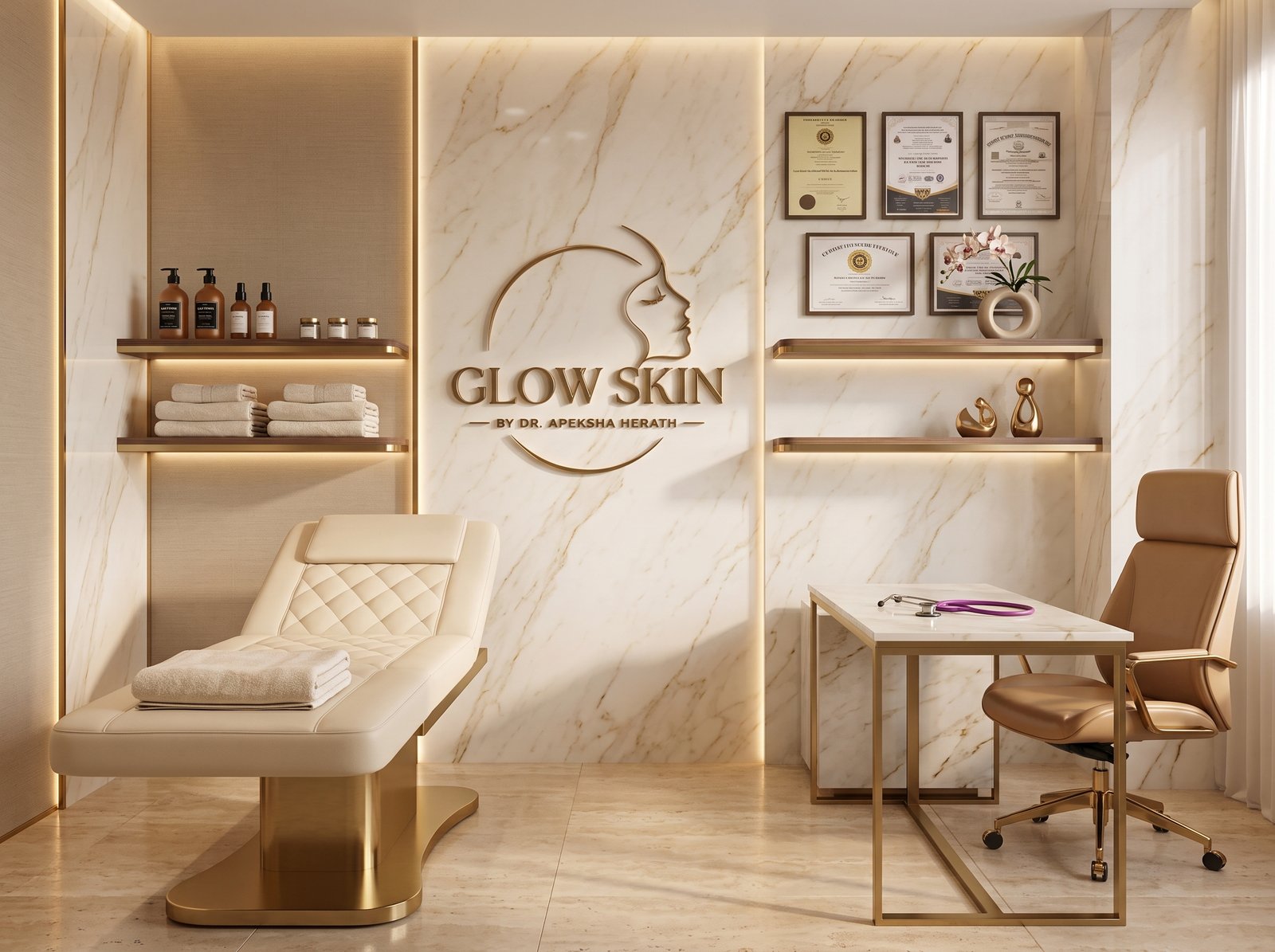 Glow Skin Clinic reception