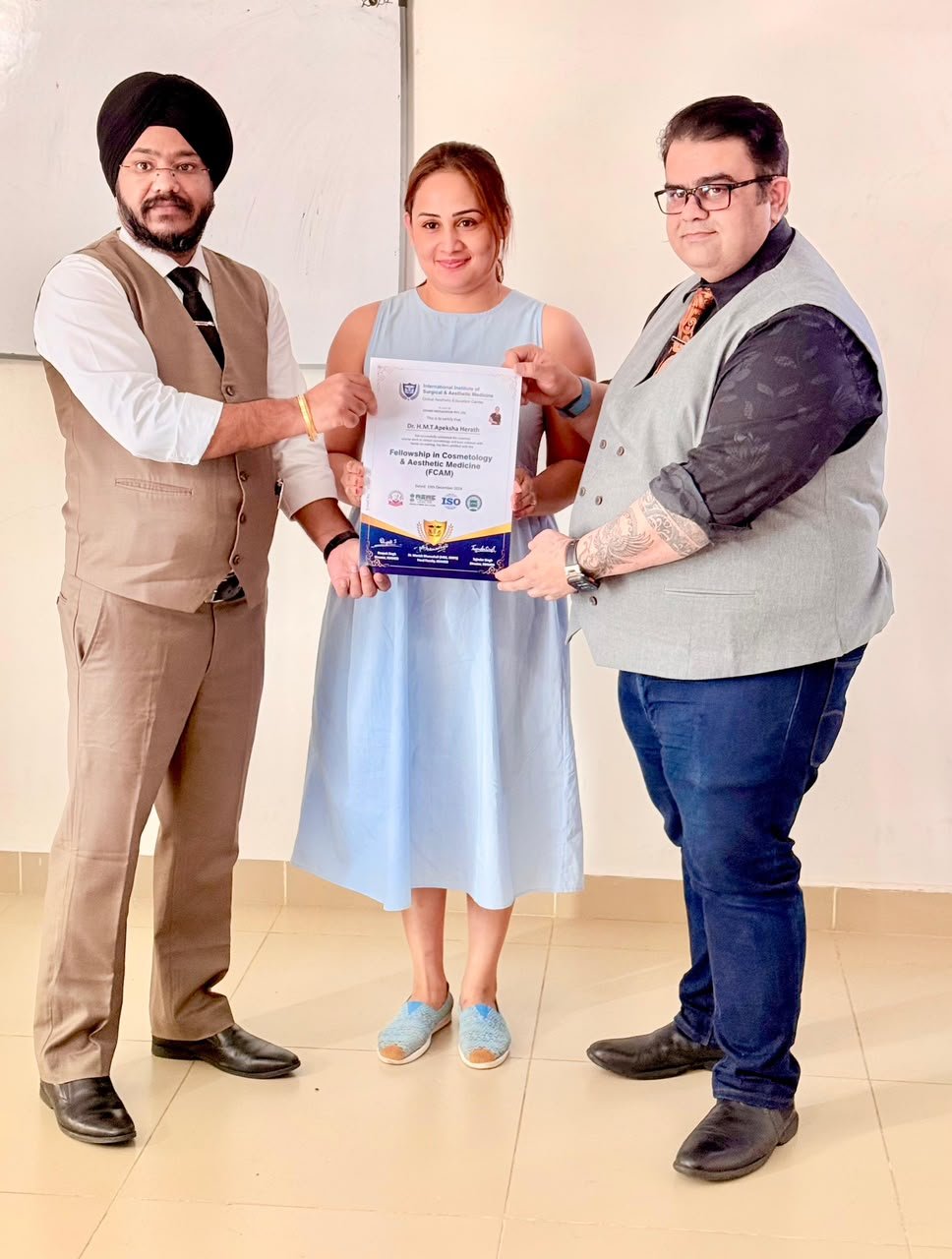 Receiving the FCAM Certification
