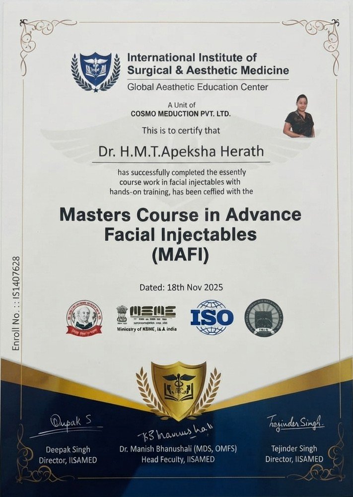 Masters Course in Advanced Facial Injectables (MAFI)